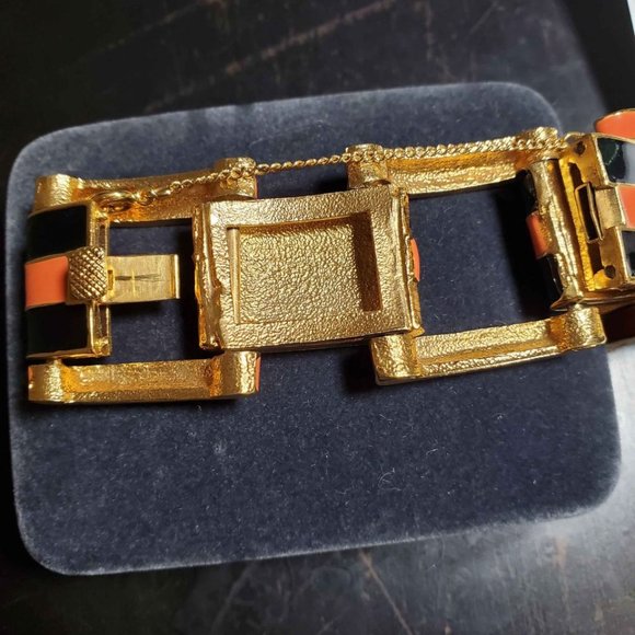 D'orlan statement signed enamel bracelet - Picture 6 of 9